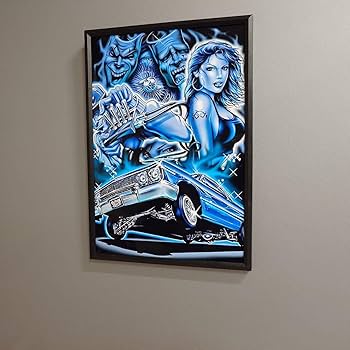 アメ車 ポスター  ピンクドラゴン Amazon.co.jp: ポスター ビンテージカーポップアート アメ車 A2